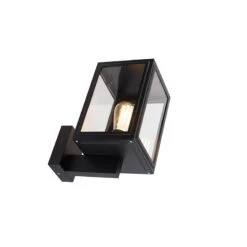 QAZQA Landelijke Wandlamp Zwart IP44 - Sutton Up 22 QAZQA Landelijke Wandlamp Zwart IP44 - Sutton Up -Meubels Voor Thuis 10595867