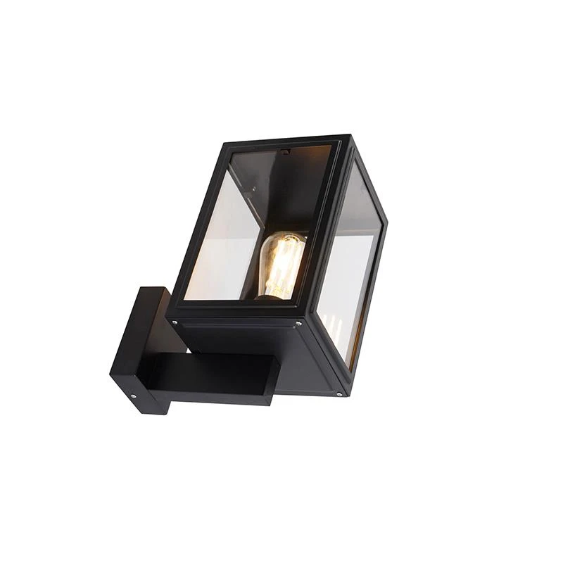 QAZQA Landelijke Wandlamp Zwart IP44 - Sutton Up 12 QAZQA Landelijke Wandlamp Zwart IP44 - Sutton Up - Afbeelding 10
