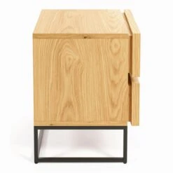 Kave Home Taiana Nachtkastje - Bruin 9 Kave Home Taiana Nachtkastje - Bruin -Meubels Voor Thuis 10601679