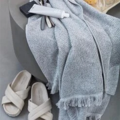 Vtwonen Groove Gastendoek 30 X 50 Cm - Set Van 3 - Antraciet -Meubels Voor Thuis 10605110