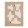 Ferm LIVING Bird Plaid - L 80 X B 110 Cm - Zand 2 Ferm LIVING Bird Plaid - L 80 X B 110 Cm - Zand -Meubels Voor Thuis 10610391