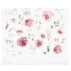 Clayre & Eef Gastendoekje 40x66 Cm Roze Wit Katoen Rozen Toilet -Meubels Voor Thuis 10628544