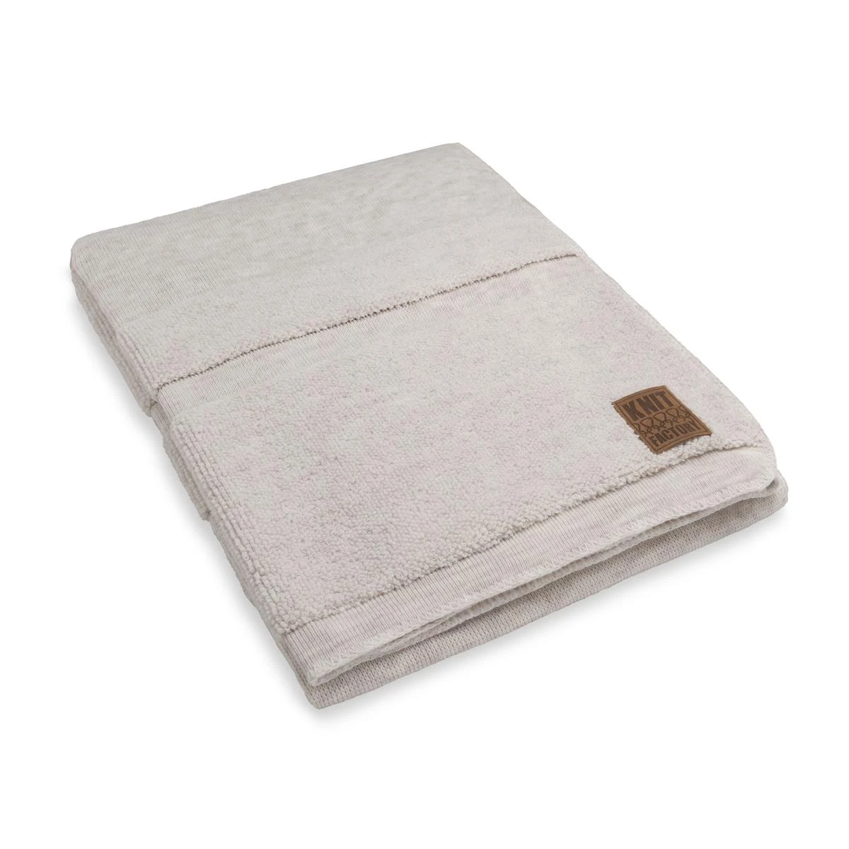 Knit Factory Yara Gebreid Plaid - Woondeken - Beige - 160x130 Cm 3 Knit Factory Yara Gebreid Plaid - Woondeken - Beige - 160x130 Cm