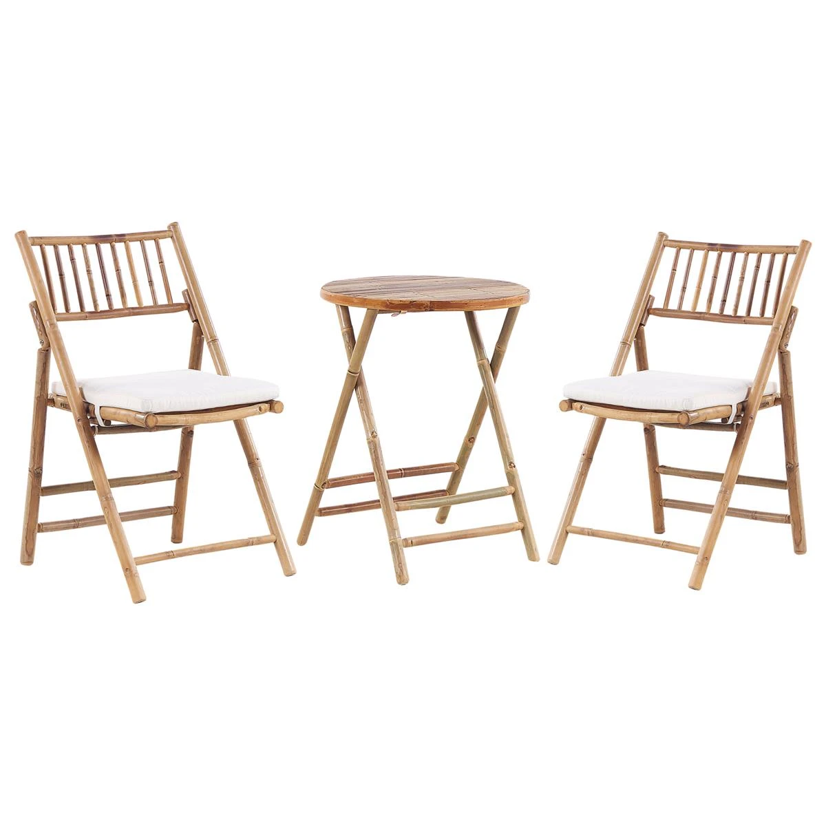 Beliani-SAVELLETRI-Bistroset Voor 2-Lichte Houtkleur-Bamboehout 3 Beliani-SAVELLETRI-Bistroset Voor 2-Lichte Houtkleur-Bamboehout