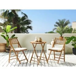 Beliani-SAVELLETRI-Bistroset Voor 2-Lichte Houtkleur-Bamboehout 14 Beliani-SAVELLETRI-Bistroset Voor 2-Lichte Houtkleur-Bamboehout -Meubels Voor Thuis 10632978