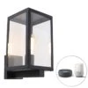 QAZQA Smart Buiten Wandlamp Zwart Met Glas 30 Cm Incl. Wifi ST64 - 1 QAZQA Smart Buiten Wandlamp Zwart Met Glas 30 Cm Incl. Wifi ST64 - -Meubels Voor Thuis 10634287