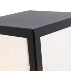 QAZQA Smart Buiten Wandlamp Zwart Met Glas 30 Cm Incl. Wifi ST64 - -Meubels Voor Thuis 10634305