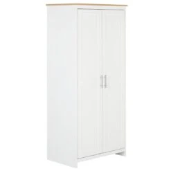 Beliani - SELLIN - Wandkast - Wit - Vezelplaat