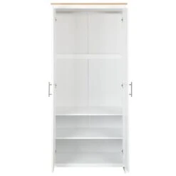 Beliani - SELLIN - Wandkast - Wit - Vezelplaat -Meubels Voor Thuis 10634379