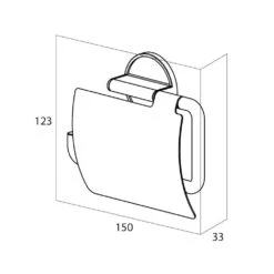 Tiger Tune Toiletrolhouder Met Klep -Meubels Voor Thuis 10634948