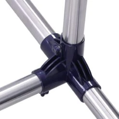 ACAZA Kledingrek Zilvergrijs -Meubels Voor Thuis 10655026