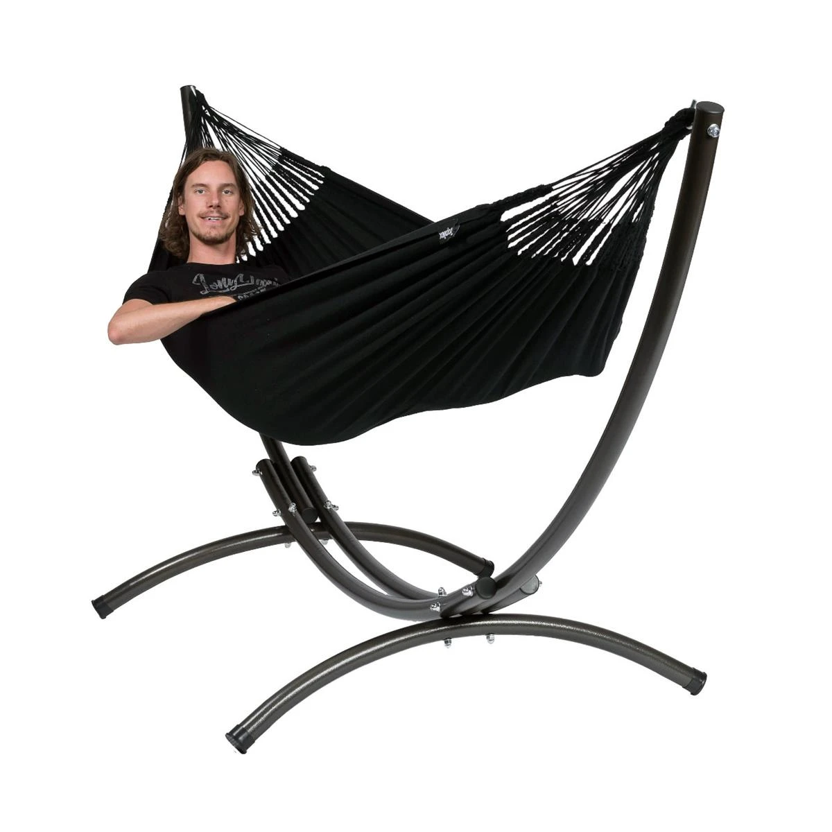 Tropilex® Hangmatstandaard Eénpersoons Arc Zwart 10 Tropilex® Hangmatstandaard Eénpersoons Arc Zwart - Afbeelding 8