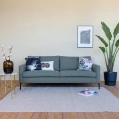 By FonQ Teddy 3-zitsbank - Olijfgroen -Meubels Voor Thuis 10665427