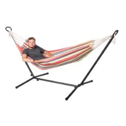 123Hammock Hangmat Eénpersoons Tura Single Veelkleurig -Meubels Voor Thuis 10666874