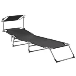 Beliani - FOLIGNO - Strandstoel - Zwart - Polyester 19 Beliani - FOLIGNO - Strandstoel - Zwart - Polyester -Meubels Voor Thuis 10670879