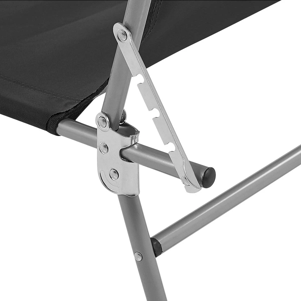 Beliani - FOLIGNO - Strandstoel - Zwart - Polyester 12 Beliani - FOLIGNO - Strandstoel - Zwart - Polyester - Afbeelding 10