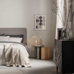 Kave Home Dyla Hoofdbord - Lichtgrijs -Meubels Voor Thuis 10672008