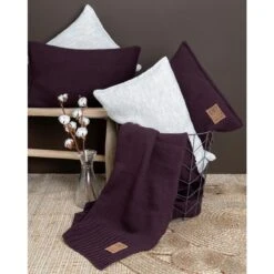 Knit Factory Lynn Gebreid Plaid - Woondeken - Zwart - 160x130 Cm 13 Knit Factory Lynn Gebreid Plaid - Woondeken - Zwart - 160x130 Cm -Meubels Voor Thuis 10675907