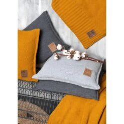 Knit Factory Lynn Gebreid Plaid - Woondeken - Zwart - 160x130 Cm 14 Knit Factory Lynn Gebreid Plaid - Woondeken - Zwart - 160x130 Cm -Meubels Voor Thuis 10675916