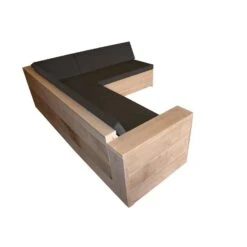 Wood4you Loungeset 1 Steigerhout 210x200 Cm - L-vorm - Incl Kussens -Meubels Voor Thuis 10689622
