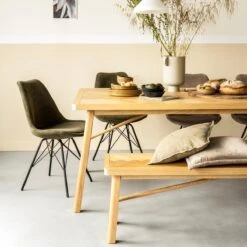 MOOS Tekla Eetkamerbank - Oak -Meubels Voor Thuis 10694992