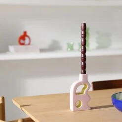 &k Amsterdam Flush Kandelaar - Roze 7 &k Amsterdam Flush Kandelaar - Roze -Meubels Voor Thuis 10697042