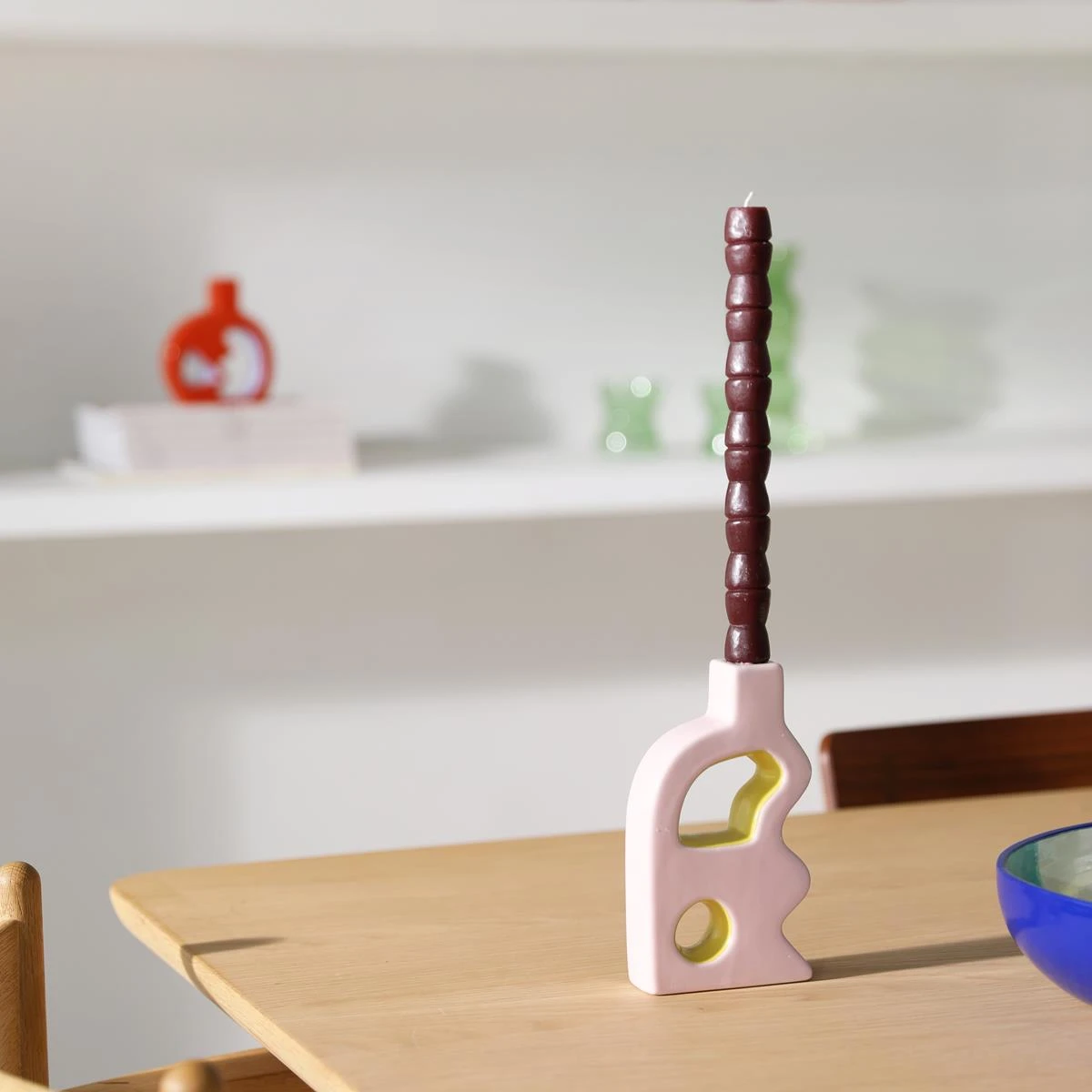 &k Amsterdam Flush Kandelaar - Roze 5 &k Amsterdam Flush Kandelaar - Roze - Afbeelding 3