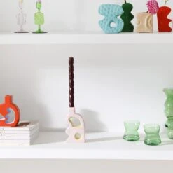 &k Amsterdam Flush Kandelaar - Roze 6 &k Amsterdam Flush Kandelaar - Roze -Meubels Voor Thuis 10697050