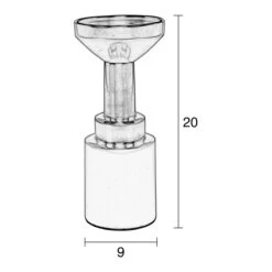 Zuiver Glam Kandelaar - Zwart -Meubels Voor Thuis 10699201