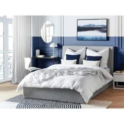 Beliani-LORIENT-Bed Met Opbergruimte-Grijs-140 X 200 Cm-Polyester 14 Beliani-LORIENT-Bed Met Opbergruimte-Grijs-140 X 200 Cm-Polyester -Meubels Voor Thuis 10712340