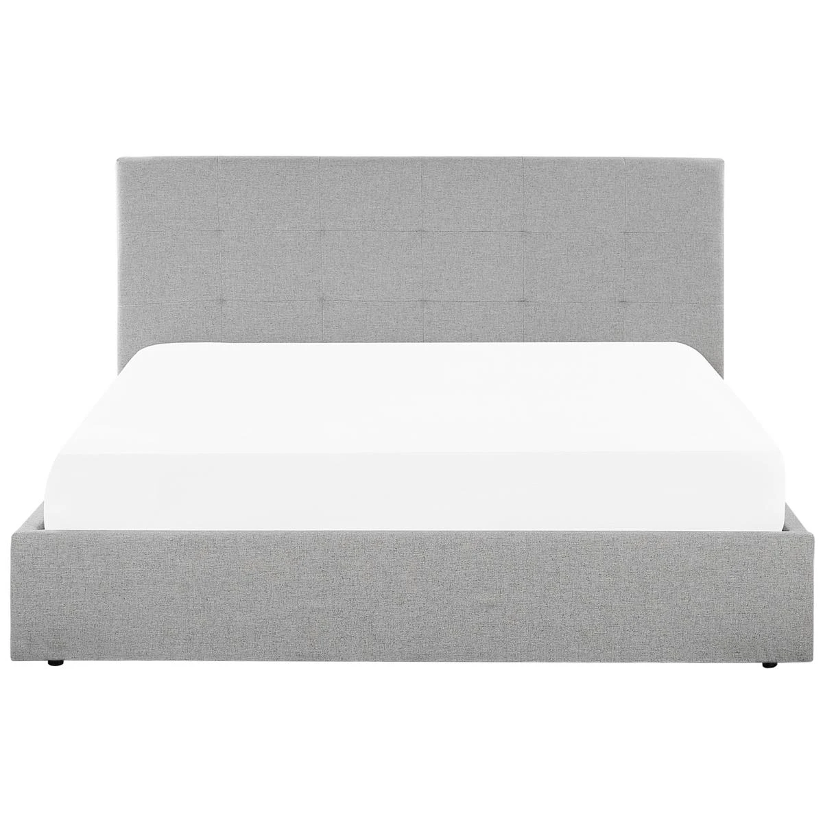 Beliani-LORIENT-Bed Met Opbergruimte-Grijs-140 X 200 Cm-Polyester 7 Beliani-LORIENT-Bed Met Opbergruimte-Grijs-140 X 200 Cm-Polyester - Afbeelding 5