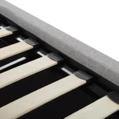 Beliani-LORIENT-Bed Met Opbergruimte-Grijs-140 X 200 Cm-Polyester 20 Beliani-LORIENT-Bed Met Opbergruimte-Grijs-140 X 200 Cm-Polyester -Meubels Voor Thuis 10712377