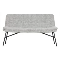 WOOOD Lucy Eetkamerbankje - Bouclé - Off White - 87x150x67 10 WOOOD Lucy Eetkamerbankje - Bouclé - Off White - 87x150x67 -Meubels Voor Thuis 10717205