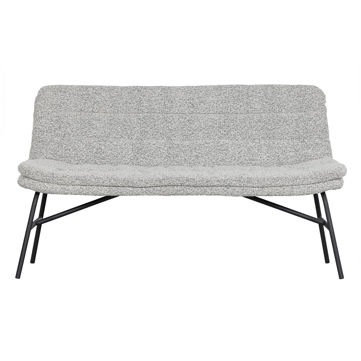 WOOOD Lucy Eetkamerbankje - Bouclé - Off White - 87x150x67 5 WOOOD Lucy Eetkamerbankje - Bouclé - Off White - 87x150x67 - Afbeelding 3