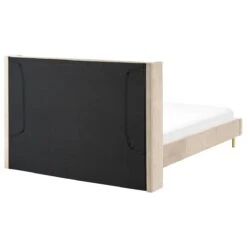 Beliani - VILETTE - Tweepersoonsbed - Beige - 140 X 200 Cm - Fluweel -Meubels Voor Thuis 10717767