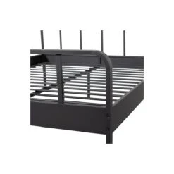 WOOOD Tweepersoonsbed Mees - Metaal - Zwart - 90x208x165 11 WOOOD Tweepersoonsbed Mees - Metaal - Zwart - 90x208x165 -Meubels Voor Thuis 10721351