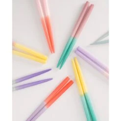 Mica Decorations Dip-dye Dinerkaars - Set Van 4 - H28 Cm - Donkerroze -Meubels Voor Thuis 10723497