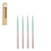 Mica Decorations Dip-dye Dinerkaars - Set Van 4 - H28 Cm - Donkerroze -Meubels Voor Thuis 10723526