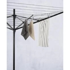 Lisomme Ravi Droogmolen Zwart - 60 M Drooglengte -Meubels Voor Thuis 10724049