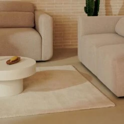 Kave Home Empuries Vloerkleed 160 X 230 Cm - Crème -Meubels Voor Thuis 10736459