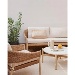 Kave Home - Set Pola 2-zitsbank En 2 Fauteuils In Massief -Meubels Voor Thuis 10743294