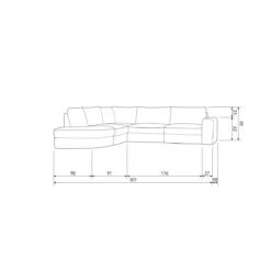 Vtwonen Family Hoekbank Ronding Links - Zand 11 Vtwonen Family Hoekbank Ronding Links - Zand -Meubels Voor Thuis 10788604