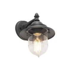 QAZQA Smart Buitenwandlamp Donker Grijs Incl. Wifi ST64 - Oxford -Meubels Voor Thuis 10792536