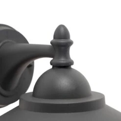 QAZQA Smart Buitenwandlamp Donker Grijs Incl. Wifi ST64 - Oxford -Meubels Voor Thuis 10792555