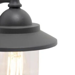 QAZQA Smart Buitenwandlamp Donker Grijs Incl. Wifi ST64 - Oxford -Meubels Voor Thuis 10792577