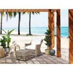 Beliani - RIBOLLA - Tuinstoel - Natuurlijk - Rotan -Meubels Voor Thuis 10793052