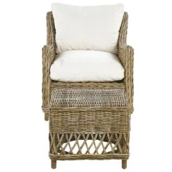 Beliani - RIBOLLA - Tuinstoel - Natuurlijk - Rotan -Meubels Voor Thuis 10793078