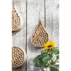 Mica Decorations Orion Insectenhotel - L27 X B19 X H6 Cm - Donkerroze -Meubels Voor Thuis 10794159