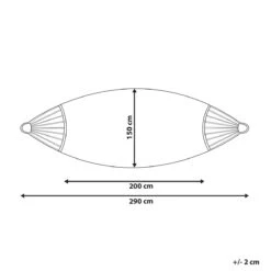 Beliani - ROCCA - Hangmat - Beige - Katoen -Meubels Voor Thuis 10795295