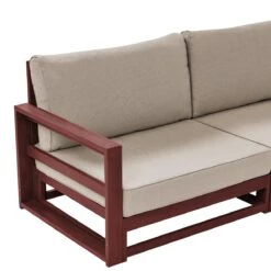 Beliani-TIMOR-Loungeset 5-Mahonie-FSC® Gecertificeerd Acaciahout 20 Beliani-TIMOR-Loungeset 5-Mahonie-FSC® Gecertificeerd Acaciahout -Meubels Voor Thuis 10795334